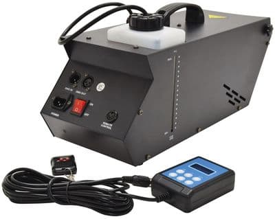 QTX HZ-800 800W Haze Machine 2 x Remote Controls Wired and Wireless + DMX Hazer