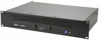 QTX QA1000 2ch Stereo 1000W DJ DISCO BAND PA  Amplifier Rackmount Amp + Fan