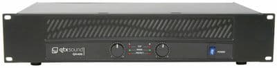 QTX QA400 400W POWER AMPLIFIER DUAL CHANNEL 2U 19