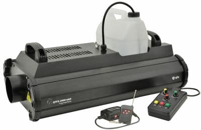 QTX QTFX-2000 MKII Pro 2000W Smoke Fog Machine 2 x Remotes + Dmx 40,000 Cuft/min