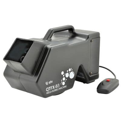 QTX QTFX-B3 Mega Bubble Machine Kids DJ Disco Party + Wired Remote