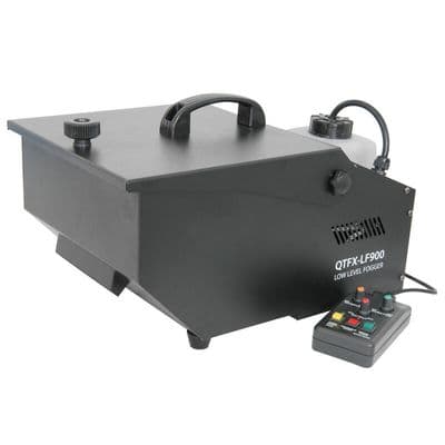 QTX QTFX-LF900 Low Level Fog Smoke Machine DJ Stage Band + Timer Remote 900W