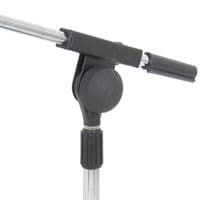 QTX Short Microphone Mic Boom Stand Conferencing Studio Kick Drum Guitar Combo