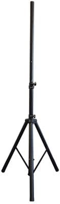 QTX Steel Speaker Stand Height Adjustable + Safety Pin Maximum Load 50kg Black
