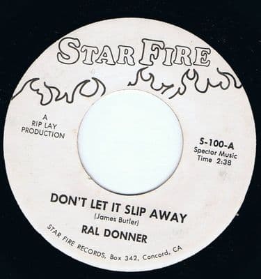 Ral Donner Dont Let It Slip Away Star Fire Mint Unplayed! Free Shipping!