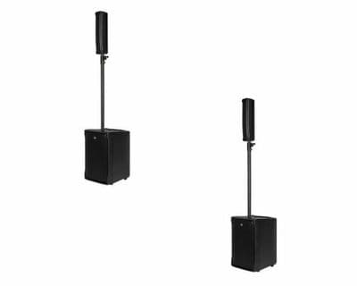 RCF Evox JMIX8 + j8 2800W 2-Way Array Column Speakers 8ch Digital Mixer + Covers