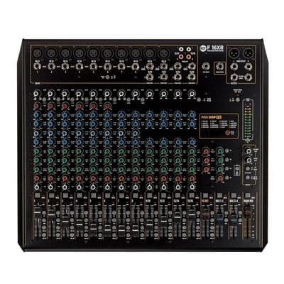 RCF F 16XR 16-Channel Analog Mixer with usb recording and Digital Fx onboard