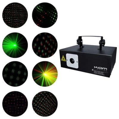 Red and Green Cluster Laser Effect Hire