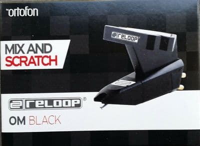 Reloop Om Black Mix And Scratch Cartridge + Spherical Stylus Made By Ortofon