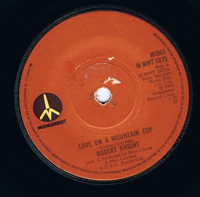 Robert Knight Love On A Mountain Top Power Of Love Monument
