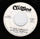 Rozetta Johnson To Love Somebody Clintone Demo