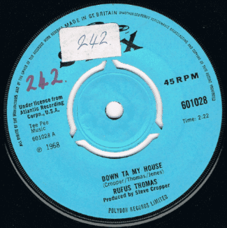 Rufus Thomas Down Ta My House Stax 1st Issue
