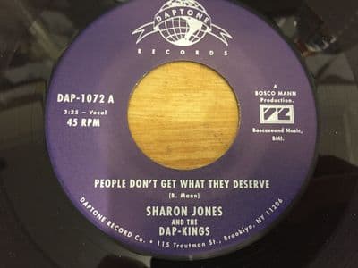 Sharon Jones People Don't Get What They Deserve Daptone Northern Soul Unissued