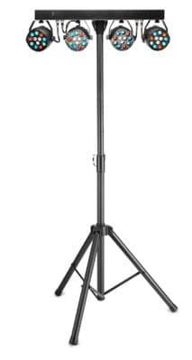Stagg Performer set 4 x PAR Can RGBW Light System + Stand + Remote + DMX 48W