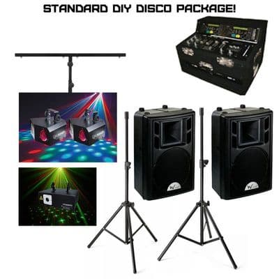 Standard DIY Complete Disco Package with Twin Cd Player Hire