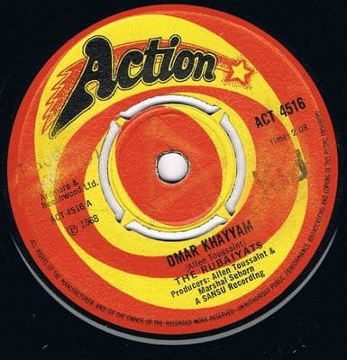 THE RUBIAYATS OMAR KHAYYAM ACTION M-