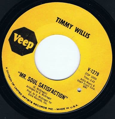 Timmy Willis Mr Soul Satisfaction Veep