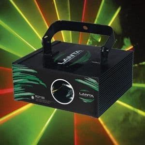 Tri Colour Red, Green and Yellow Laser Hire