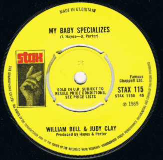 William Bell & Judy Clay My Baby Specializes Stax