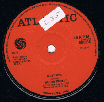 Wilson Pickett Night Owl Atlantic