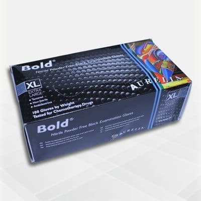 Black Nitrile Gloves (box of 100)