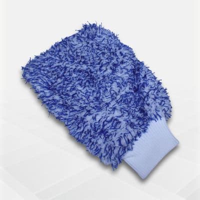 Premium High Density Microfibre Wash Mitt (Blue)