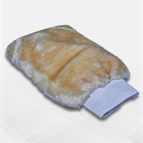 Small Synthetic Lambs Wool Wash Mitt