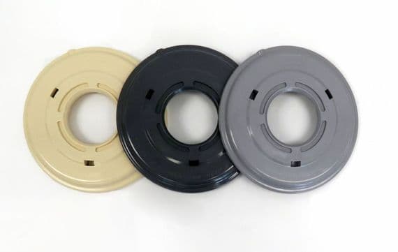 Beige for slim / retro fit lights includes brackets