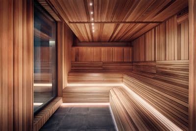 Bespoke Red Cedar Sauna  - Commercial Sauna