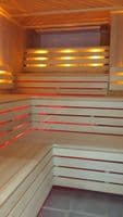 Bespoke Sauna Benches - Including LED lighting