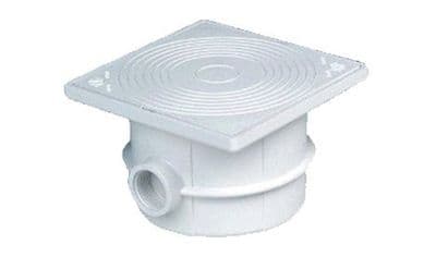 Connection box with Security cover, White