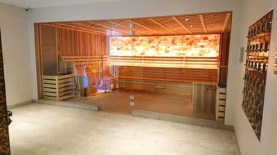 Glass Fronted Sauna - Commercial Sauna