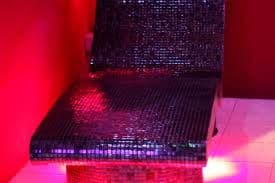 Heated Tiled Lounger - Underneath LED Lighting