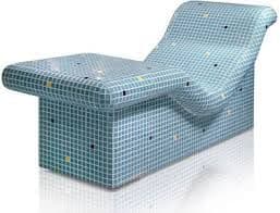 Heated Tiled Lounger - Water or Electrically heated