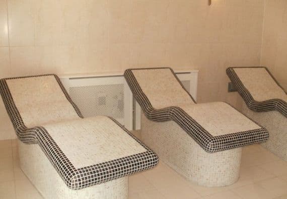 Heated Tiled Loungers - Free Standing