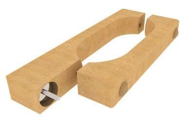 Sauna Door Wooden Handles