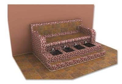 Tiled Footspa - Differing Styles, Shapes & Colours