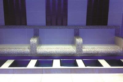 Tiled Footspa -  Individual Seating & Foot Stations
