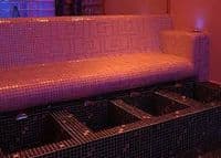Tiled Footspas - Showing the Foot Basins