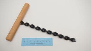 12mm medieval twist auger with crossbar handle