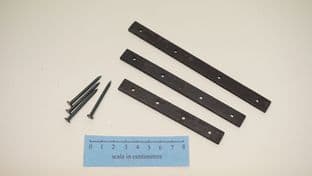 13mm wide set of 2 steel connector strips with nails 4, 5 and 6"