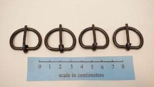 20mm steel D belt buckle marzinzik type 1.10 roman anglo saxon viking set of 4
