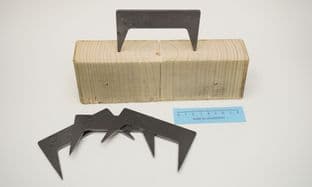 4" bench clamp or joiners dogs set of 4 hot rolled