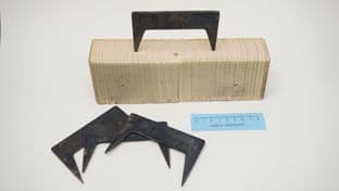 4" bench clamp or joiners dogs set of 4 water quenched