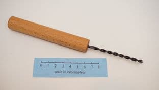 4mm medieval twist auger and handle german style