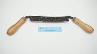 6" 150mm drawknife draw shave anglo saxon viking medieval & roman with flax ferrules