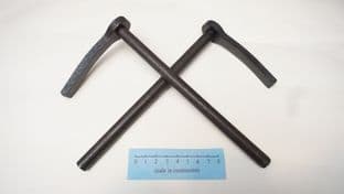 8" medieval bench holdfast 1563 set of 2 woodworking use