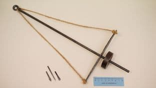 all Iron pump drill with 3 tips Norwegian migration period 450-500AD