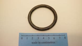 Anglo-Saxon belt dress steel ring 45mm Fonaby Lincolnshire find