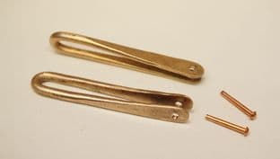 Anglo-Saxon belt suspension loops x2 barham find